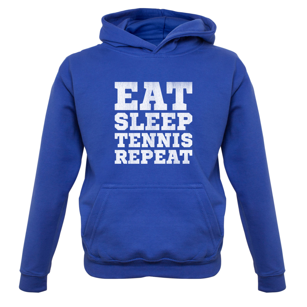 Eat Sleep Tennis Repeat Kids T Shirt