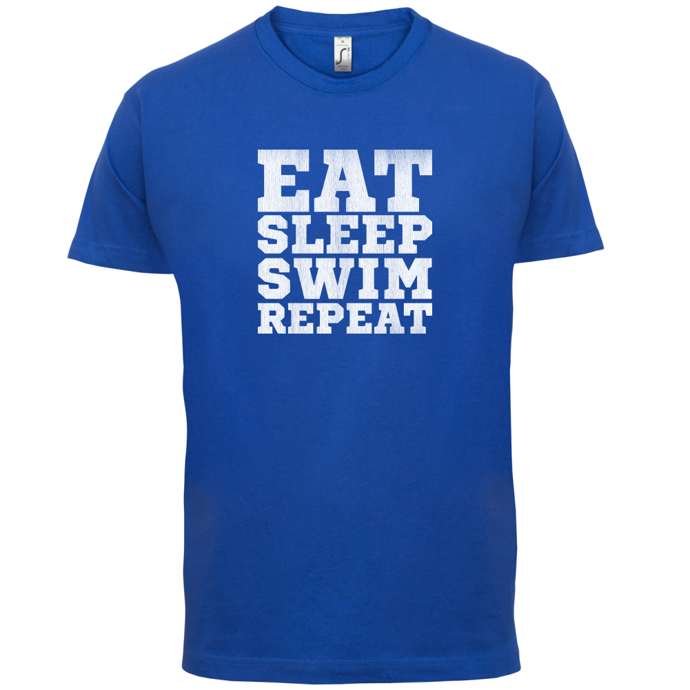Eat Sleep Swim Repeat T Shirt