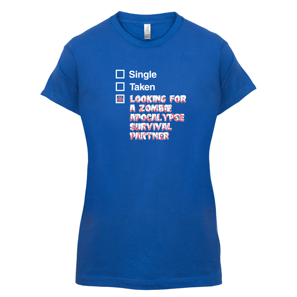Single Taken Zombie Apocalypse T Shirt