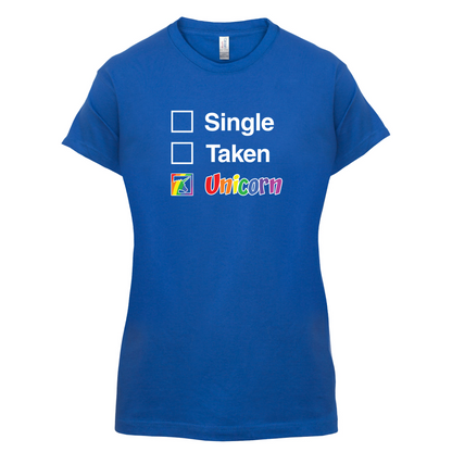 Single Taken Unicorn T Shirt