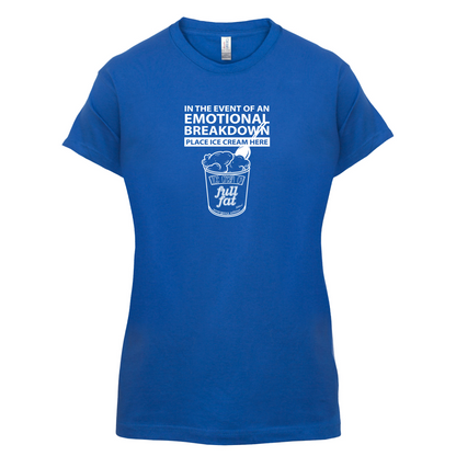 Emotional Breadown Place Ice Cream Here T Shirt