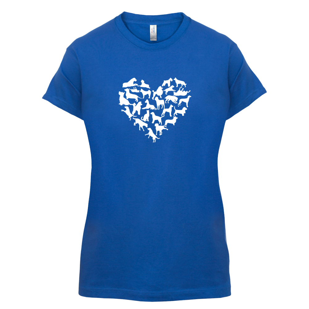 Love Heart Dogs T Shirt