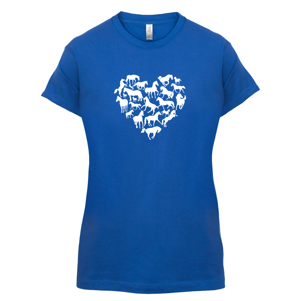 Love Heart Horse T Shirt