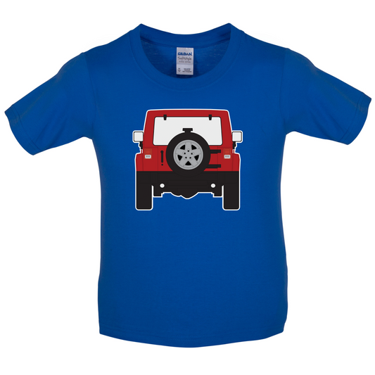 JW Rear Red Kids T Shirt
