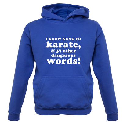 I Know Karate And 37 Other Dangerous Words Kids T Shirt