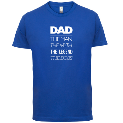 The Man The Myth The Legend The Boss T Shirt