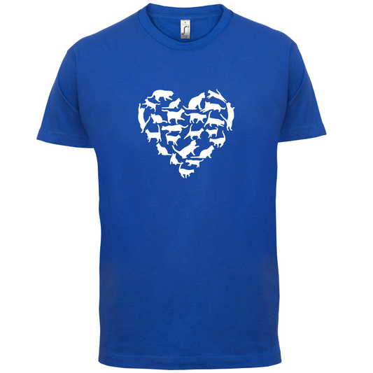 Love Heart Cats T Shirt