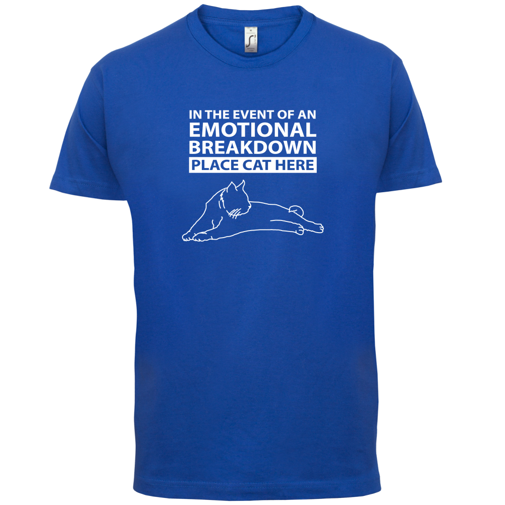 Emotional Breadown Place Cat Here T Shirt