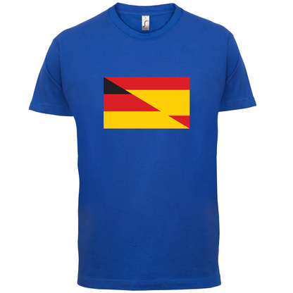 Half German Half Spanish Flag T Shirt