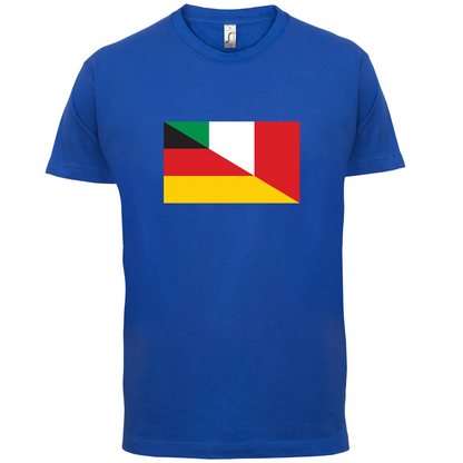 Half German Half Italian Flag T Shirt