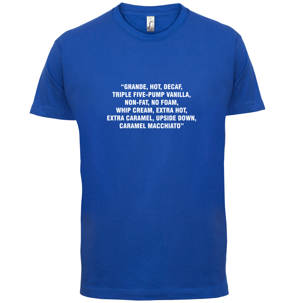 Long Coffee Order T Shirt
