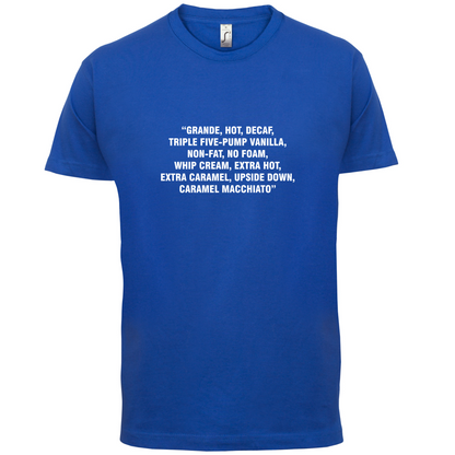Long Coffee Order T Shirt