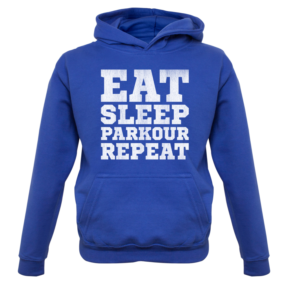Eat Sleep Parkour REPEAT Kids T Shirt