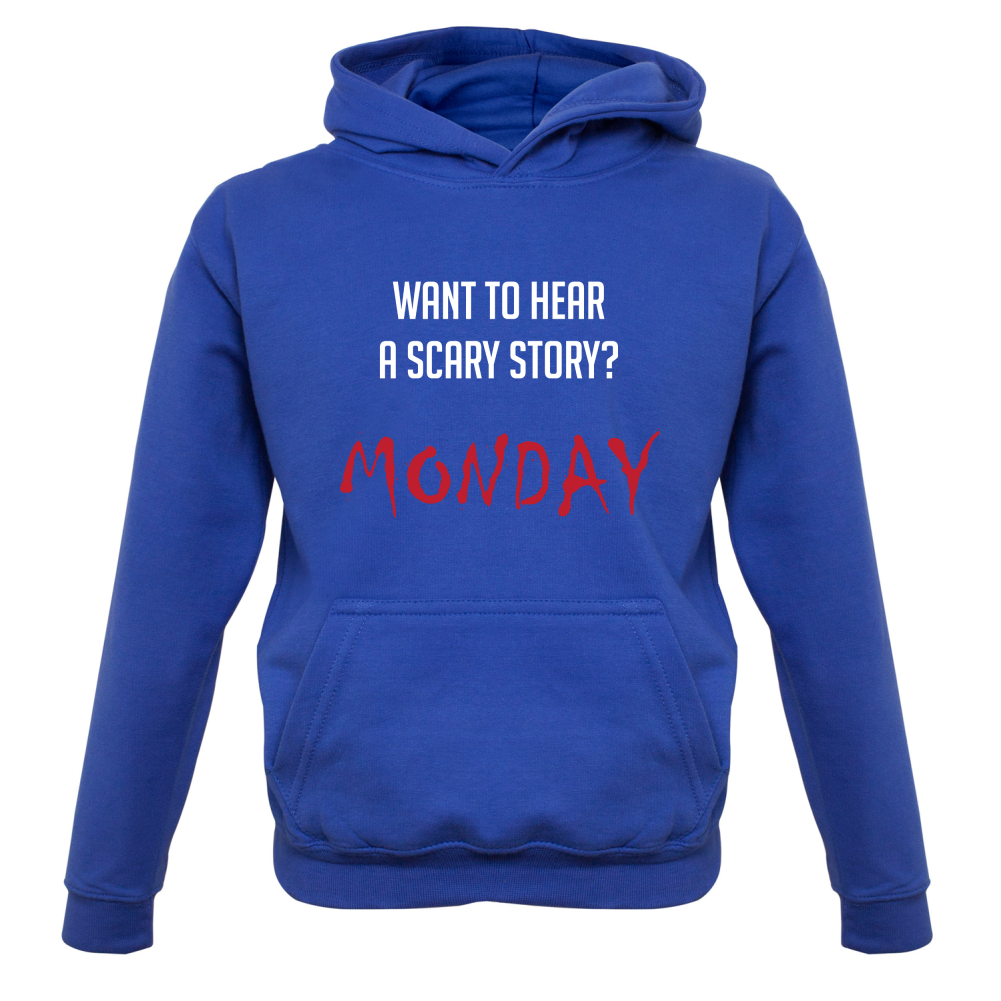Scary Story, Monday Kids T Shirt