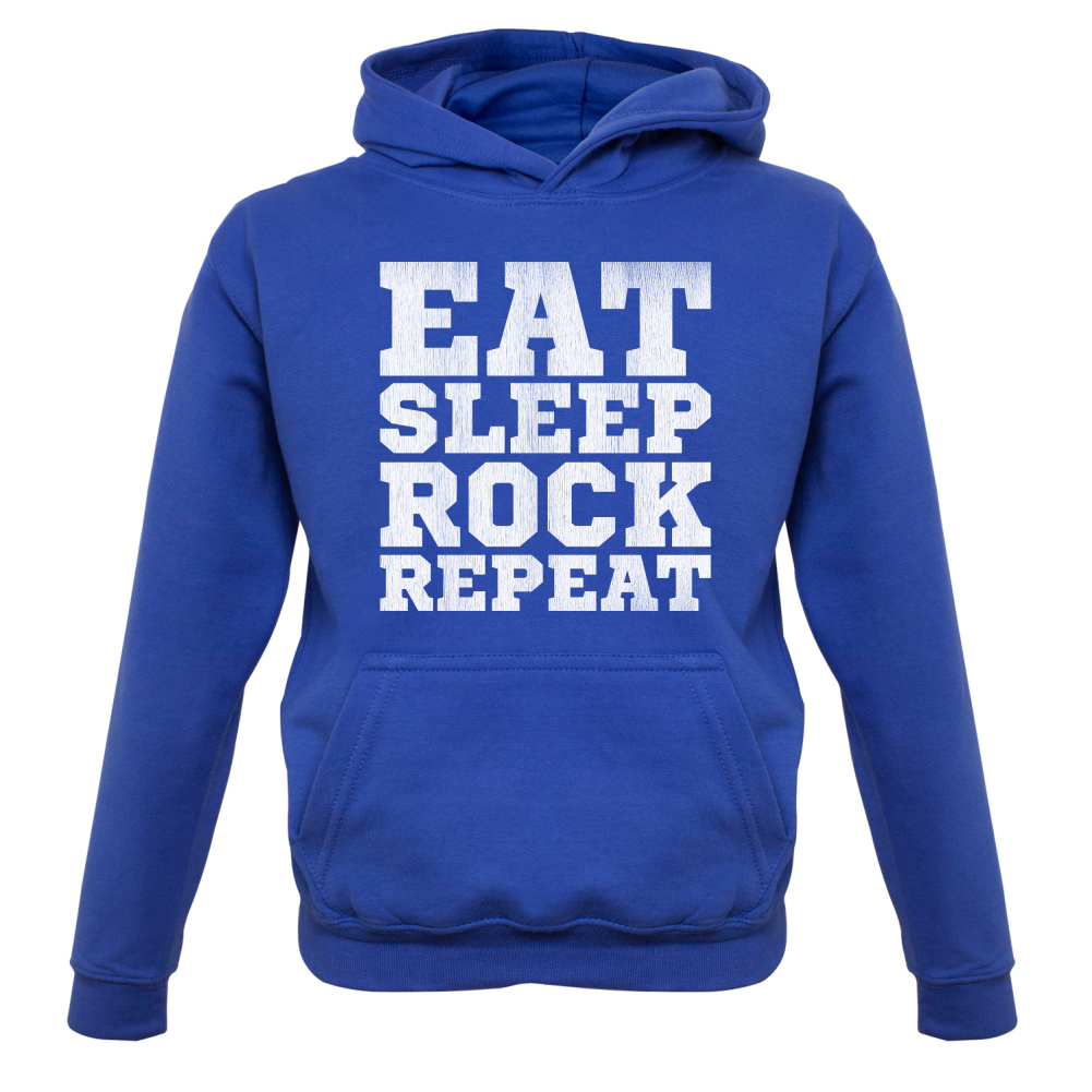 Eat Sleep Rock REPEAT Kids T Shirt