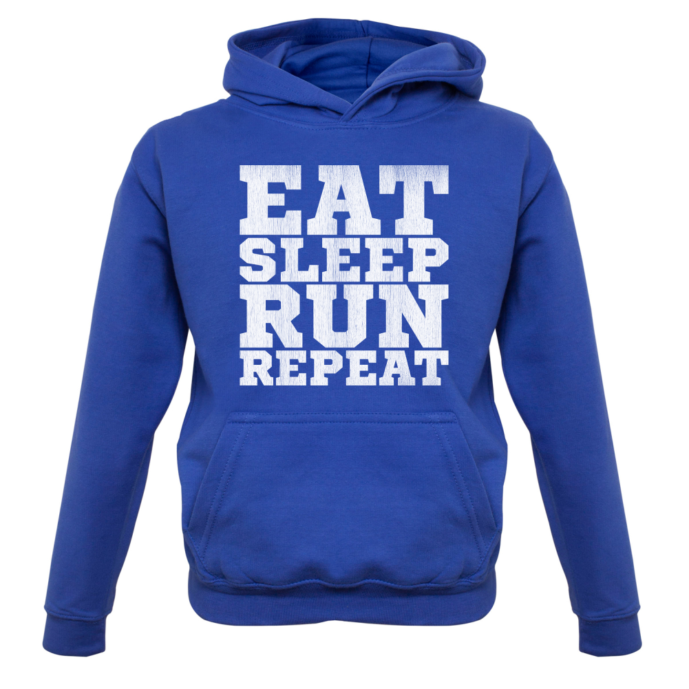 Eat Sleep Run REPEAT Kids T Shirt