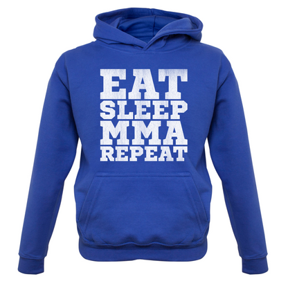 Eat Sleep MMA REPEAT Kids T Shirt
