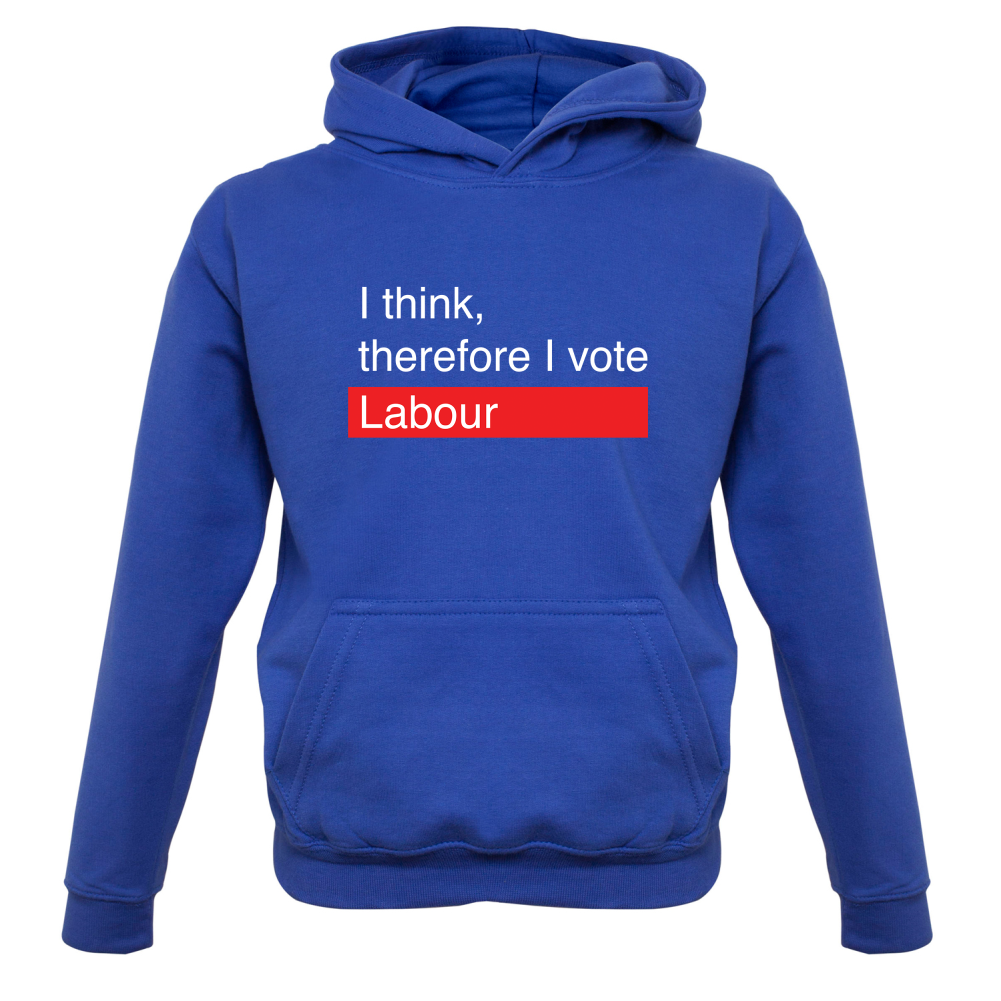 I think, therefore I vote Labour Kids T Shirt