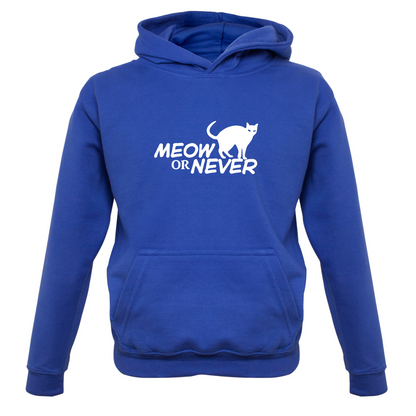 Meow Or Never Kids T Shirt