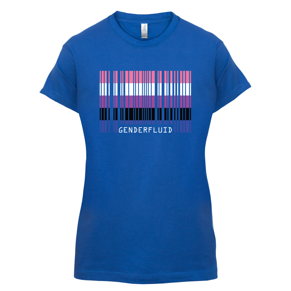 LGBT Barcode Flags - Gender Fluid T Shirt