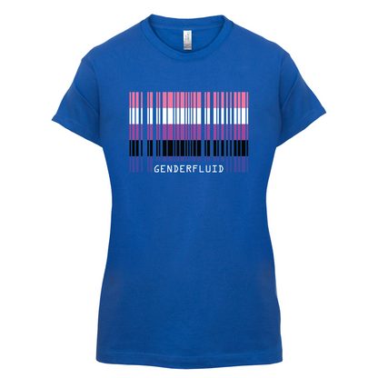 LGBT Barcode Flags - Gender Fluid T Shirt