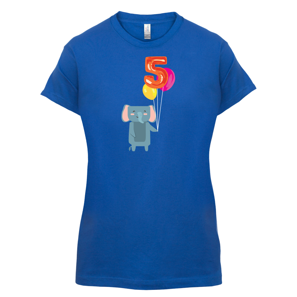 5th Birthday Elephant T Shirt