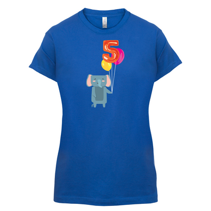 5th Birthday Elephant T Shirt