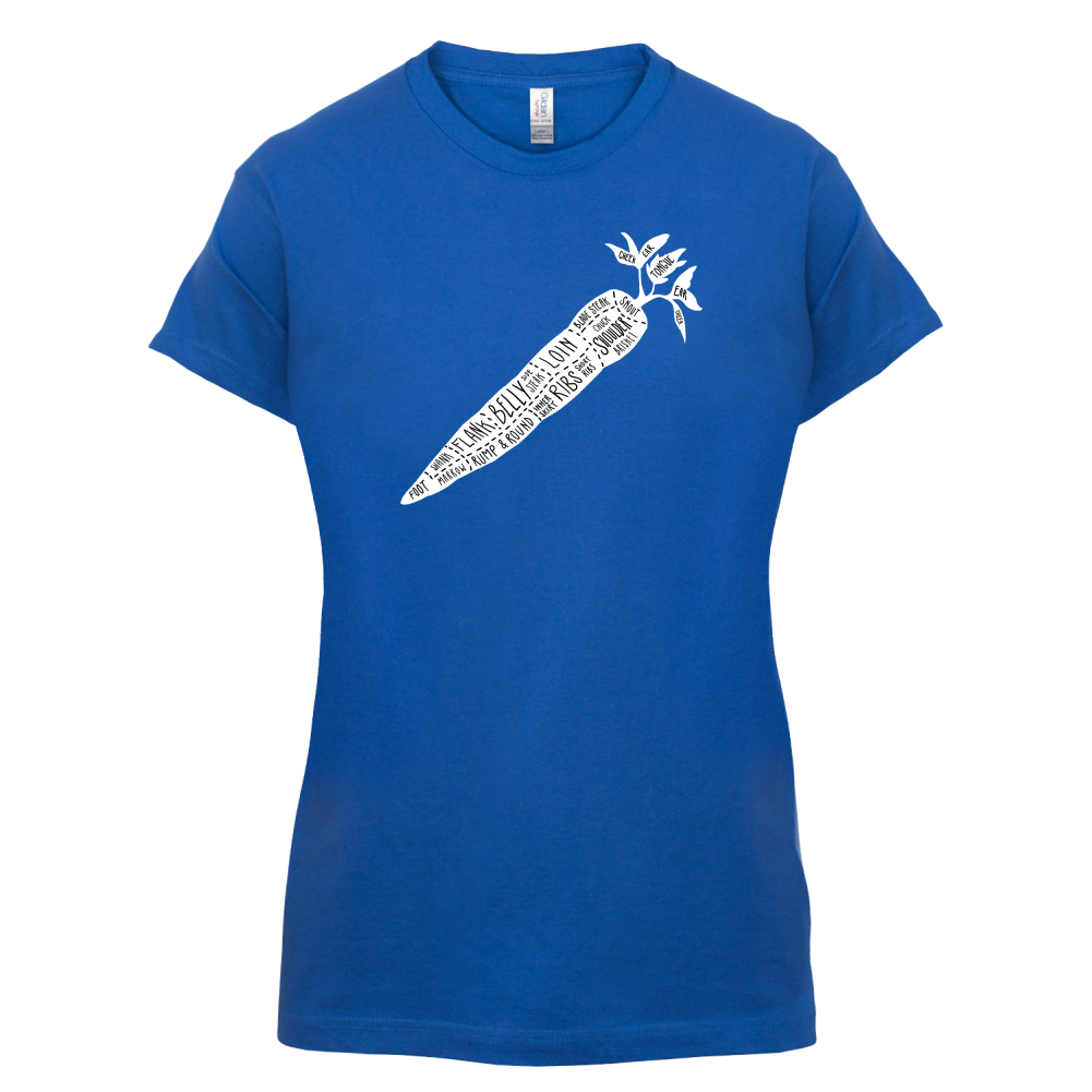 Butcher Carrot Diagram T Shirt
