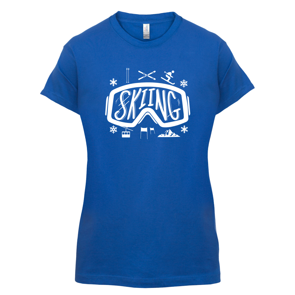 Skiing Goggles T Shirt