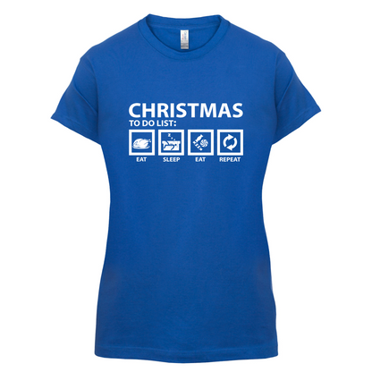 Christmas To Do List T Shirt