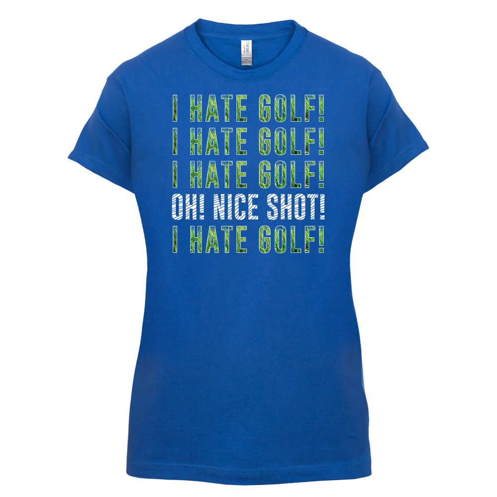 I Hate Golf T Shirt