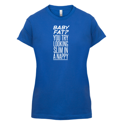 Baby Fat In Nappy  T Shirt