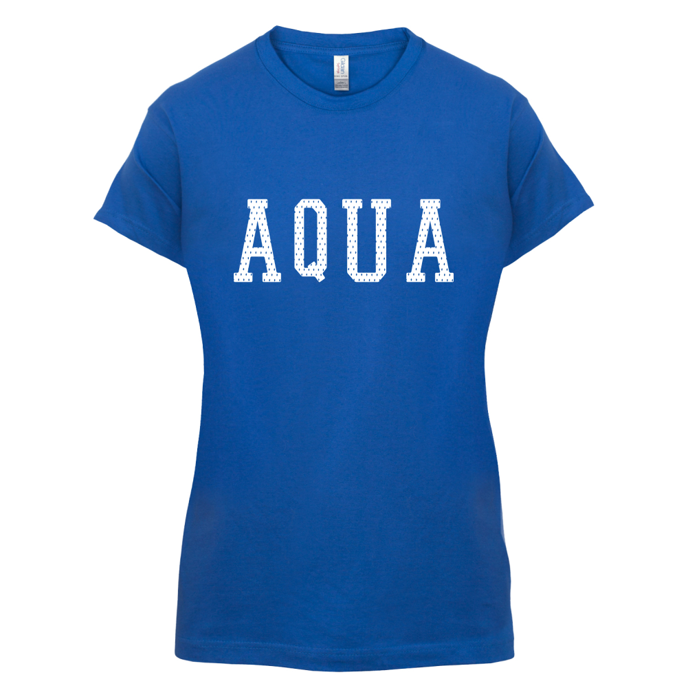 Justcie Aqua College Style T Shirt