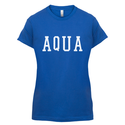 Justcie Aqua College Style T Shirt