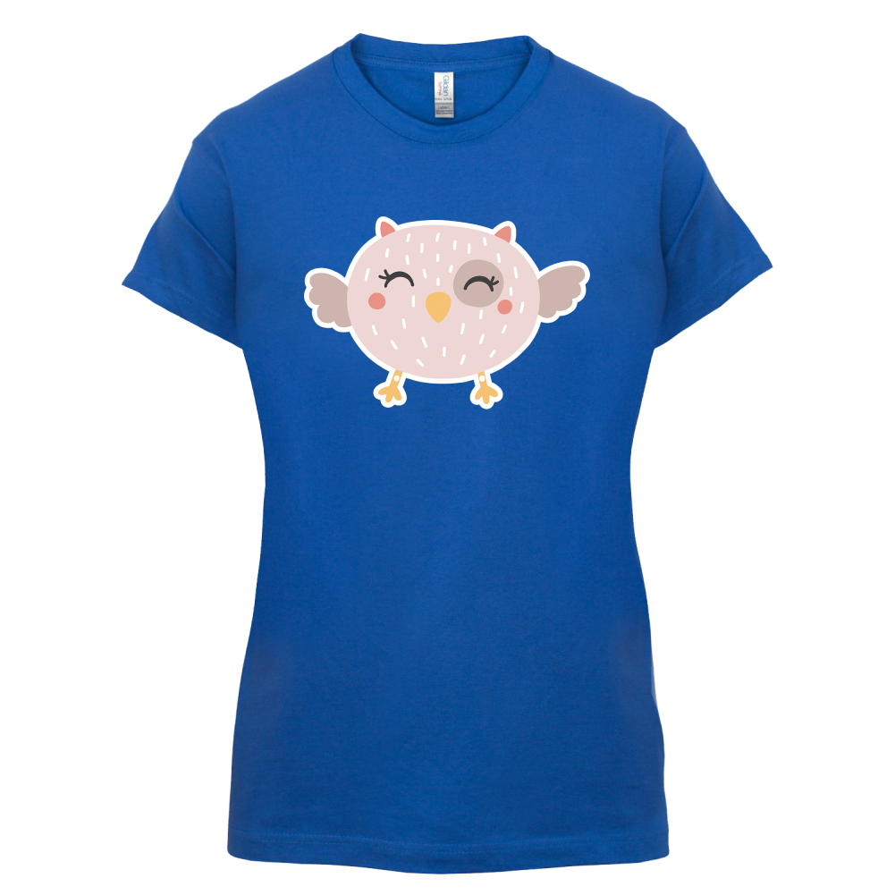 Smiley Face Baby Owl T Shirt