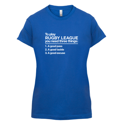 To Play Rugby League T Shirt