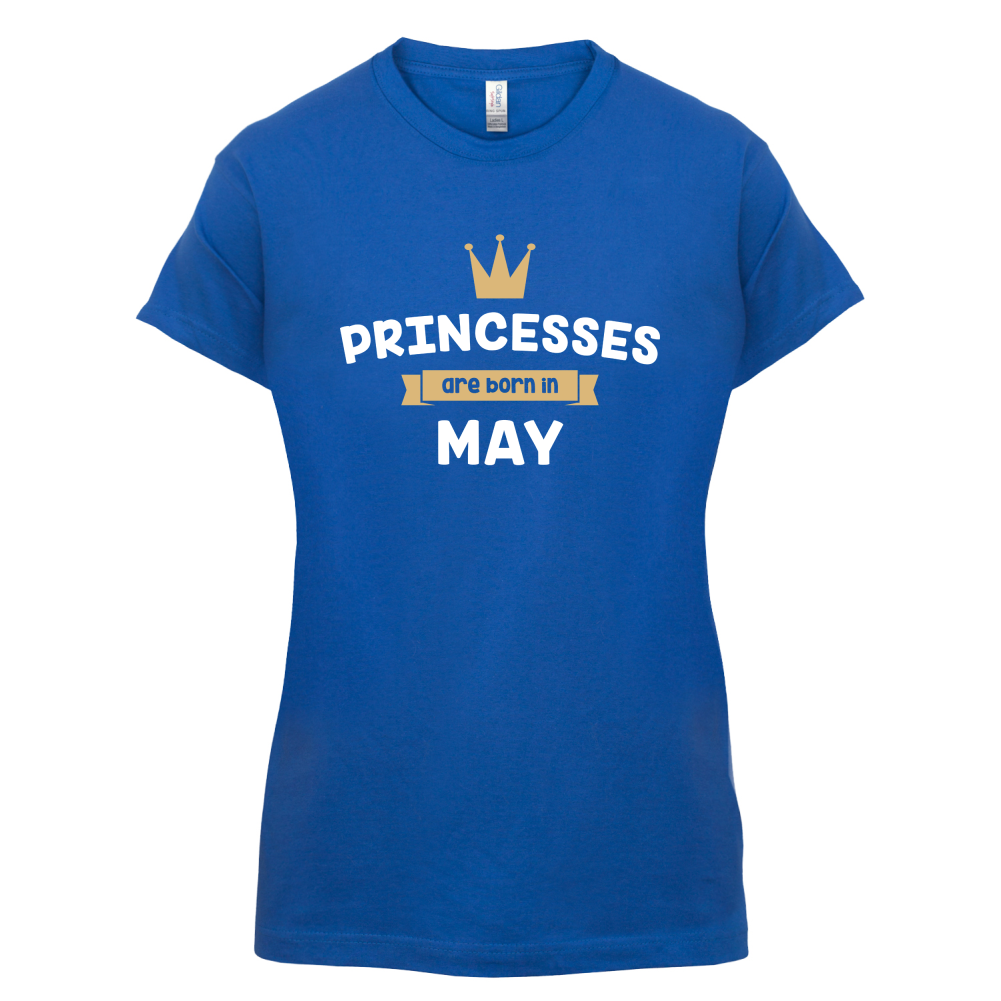 Princesses Are Born In May T Shirt