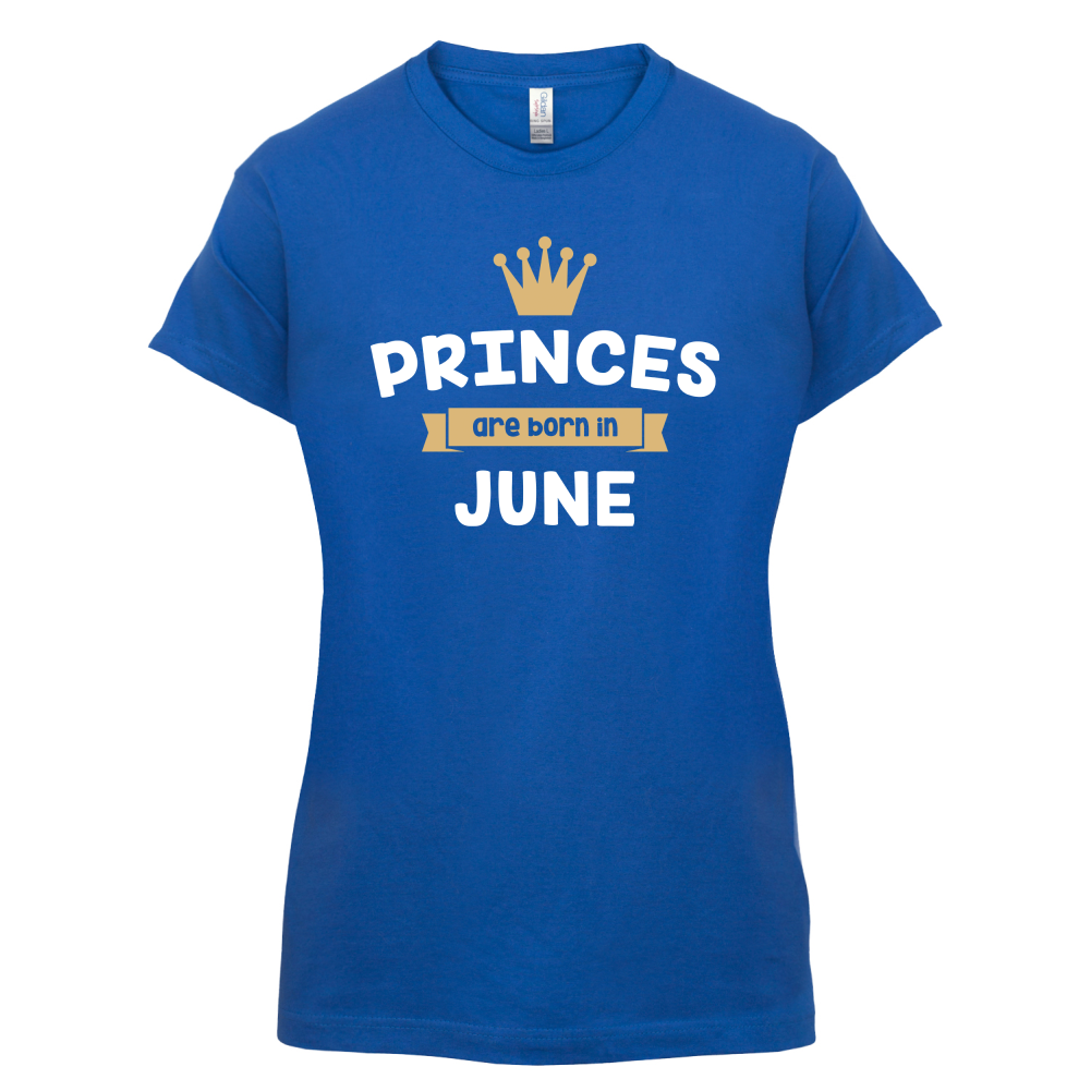 Princes Are Born In June T Shirt