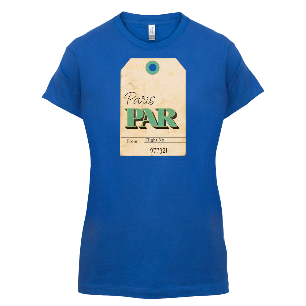 Paris Travel Tag T Shirt