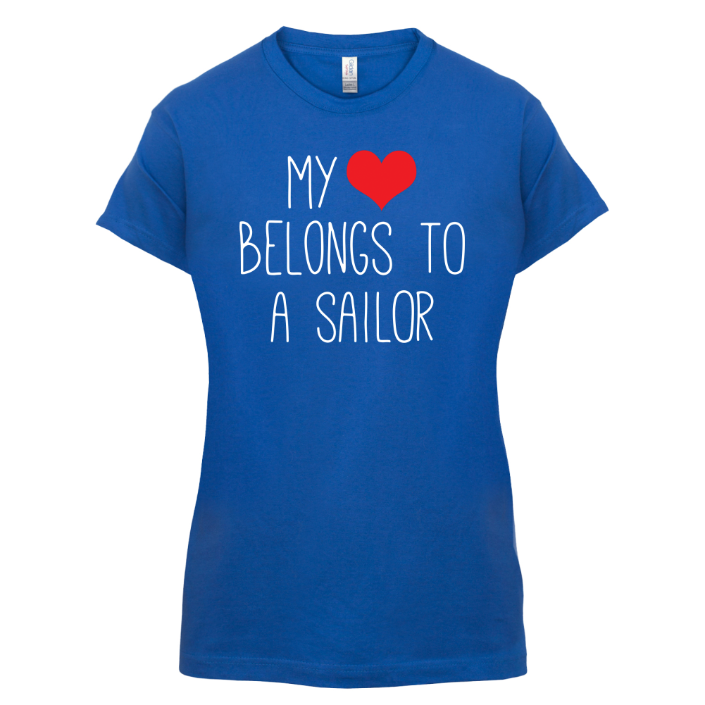 My Heart Belongs To A Sailor T Shirt