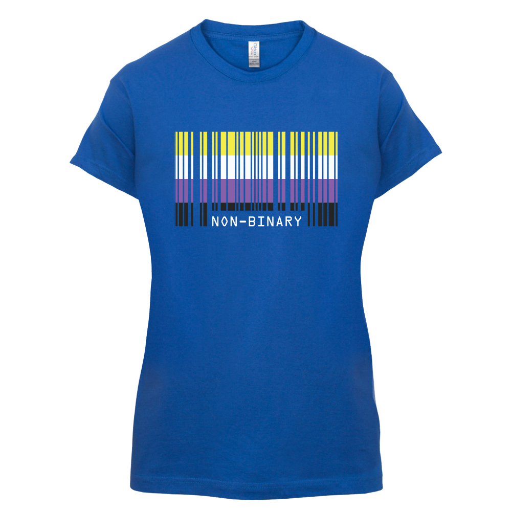 LGBT Barcode Flags - Nonbinary T Shirt