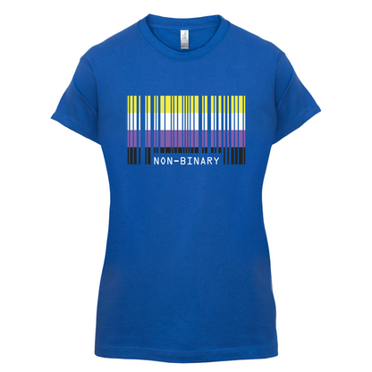 LGBT Barcode Flags - Nonbinary T Shirt