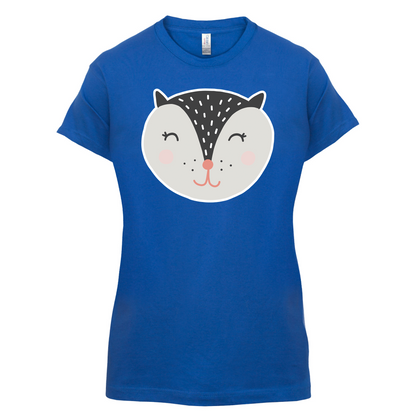 Smiley Face Badger T Shirt