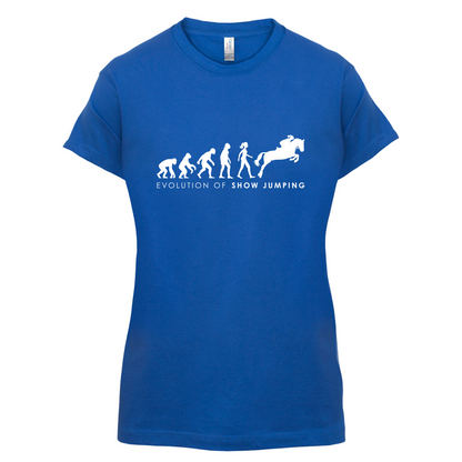 Evolution Of Woman Show Jumping T Shirt