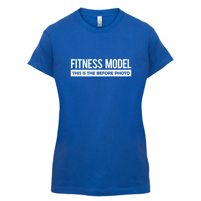Fitness Model Before Photo T Shirt