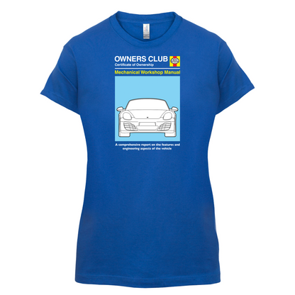 Car Owners Manual 981 Turbo T Shirt