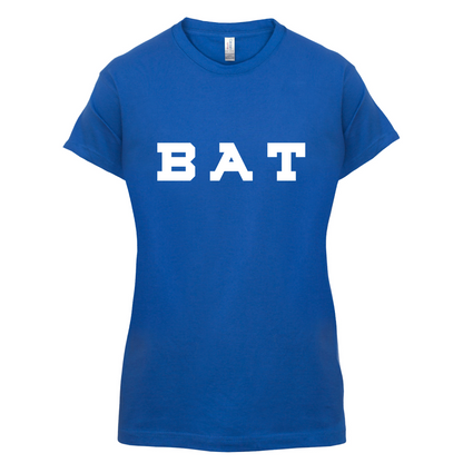 Justcie Bat College Style T Shirt