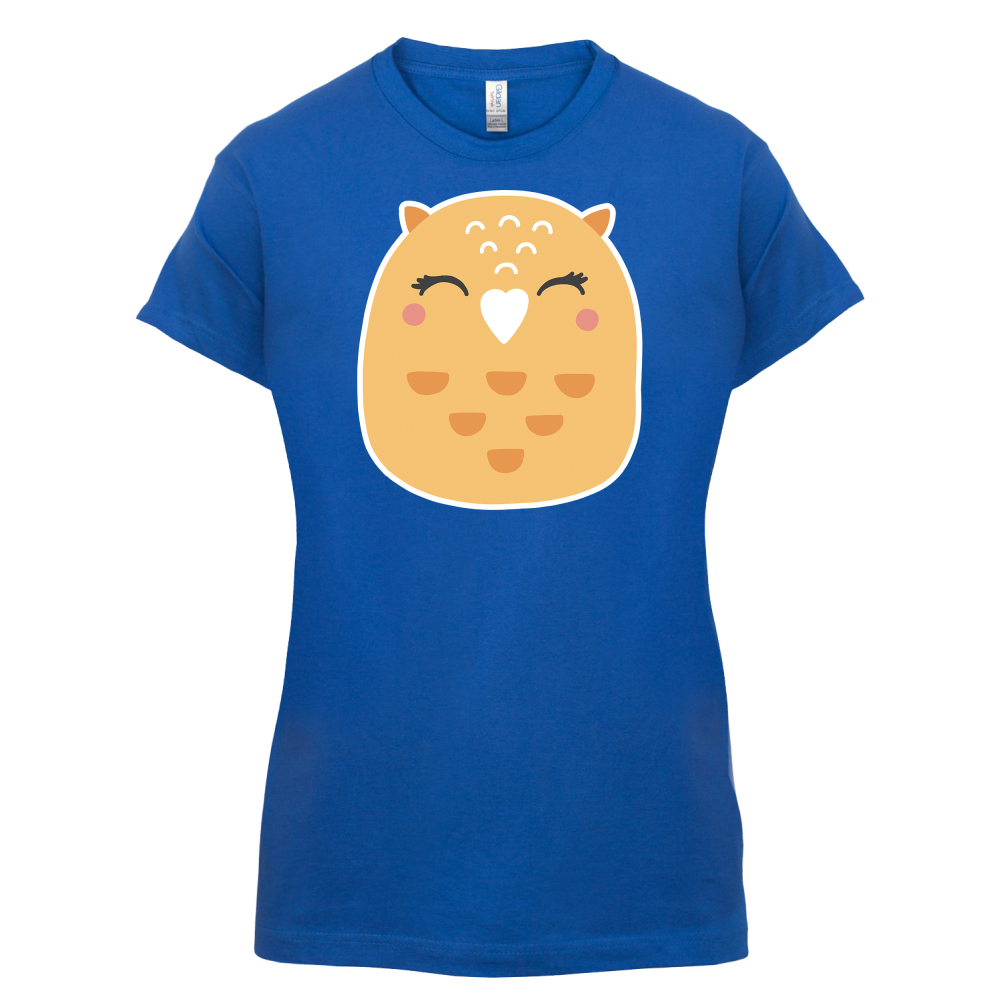 Smiley Face Mrs Owl T Shirt