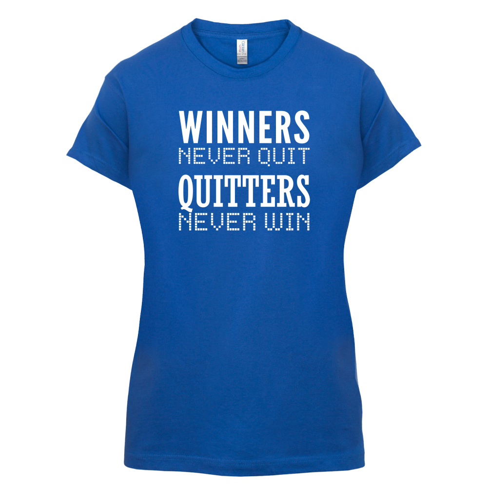 Winners Never Quit T Shirt