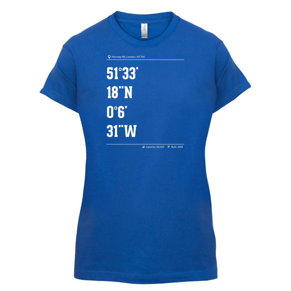 Stadium Coordinates Gunners T Shirt